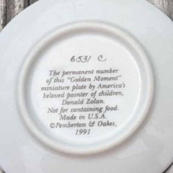 MINIATURE Collectible Plates Donald Zolan Bundle Set of 6 - Picture 9 of 16